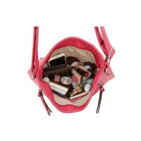 DAMEN TASCHE Umhängetasche Schultertasche Shopper Crossbody Henkeltasche CrossOver Kunstleder Beuteltasche Handtasche Hobo Bag Reise Hellblau