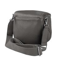 DAMEN TASCHEN Umhängetasche Crossbody Crossover Leder Optik Handtasche Shopper Petrol