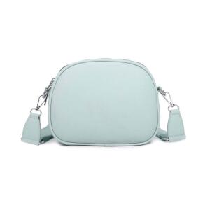 Damen Tasche Crossbody Umhängetasche Bodybag Schultertasche Metallic Handytasche Crossover Damentasche Schmucktasche Handtasche Reise Kunst-Leder Hellgrün