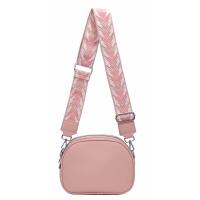 Damen Tasche Crossbody Umhängetasche Bodybag Schultertasche Metallic Handytasche Crossover Damentasche Schmucktasche Handtasche Reise Kunst-Leder Rosa