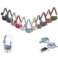 Damen Tasche Gürteltasche Crossbody Hüfttasche Bauchtasche Umhängetasche Cross-Over Bodybag Schultertasche Handytasche Kosmetiktasche Kunst-Leder L155 Taupe