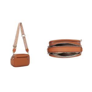Damen Tasche Crossbody Hüfttasche Bauchtasche Umhängetasche Bodybag Schultertasche Handytasche Gürteltasche Metallic Handtasche Reise Kunst-Leder Rosa