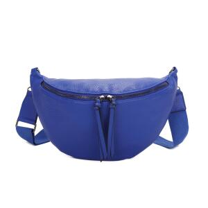 DAMEN TASCHE Brusttasche Bauchtasche Hüfttasche Crossbody Unisex Schultertasche Umhängetasche Kunstleder Gürteltasche Crossover Slingntasche Reise Bag Königsblau