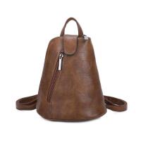 Damen Rucksack Schultertasche Umhängetasche BackPack Handtasche Crossover Crossbody Henkeltasche Reise Stadtrucksack Braun