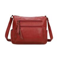 DAMEN TASCHE SHOPPER Schultertasche Umhängetasche Crossbody Henkeltasche Beuteltasche CrossOver Handtasche City Bag Reise Kunst-Leder Dunkelrot