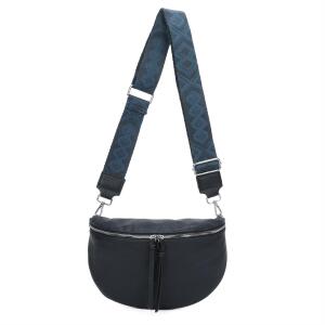 Damen Tasche Gürteltasche Crossbody Hüfttasche Bauchtasche Umhängetasche Cross-Over Bodybag Schultertasche Handytasche Kosmetiktasche Kunst-Leder L155 Dunkelblau