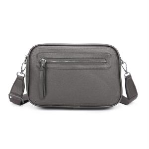 Damen Tasche Schultertasche Crossbody Umhängetasche Bodybag Handytasche Crossover Damentasche Handtasche Reise Kunst-Leder Antiksilber