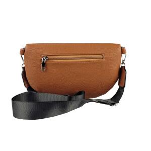 OBC Damen Crossbody Tasche - Gürteltasche In Lederoptik Cognac