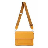 DAMEN TASCHE SHOPPER Brusttasche Schultertasche Crossbody Trio Umhängetasche Messenger Handtasche Crossover BodyBag Leder Optik Gelb
