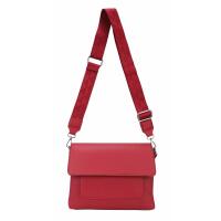 DAMEN TASCHE SHOPPER Brusttasche Schultertasche Crossbody Trio Umhängetasche Messenger Handtasche Crossover BodyBag Leder Optik Rot
