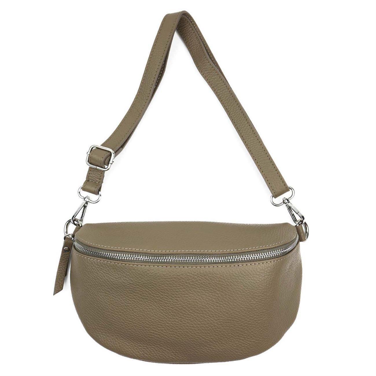 Made In Italy DAMEN LEDER TASCHE Gürteltasche Cros Produktbild-Vorschau 2