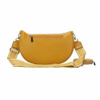 XL Damen Tasche Crossbody Gürteltasche Messenger-Tasche Hüfttasche Bauchtasche Umhängetasche Cross-Over Bodybag Schultertasche Handytasche Leder Optik Taupe