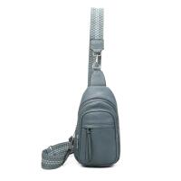 Damen Bodybag Sling Tasche Rucksack Gürteltasche Crossbag Crossover Schultertasche Crossbody Brusttasche Umhängetasche Jeansblau V1.