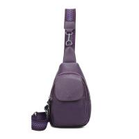 Damen Crossbody Sling Tasche Rucksack Bodybag Crossbag Crossover Schultertasche Gürteltasche Brusttasche Umhängetasche Lila