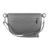 Made in Italy DAMEN SET Gürteltasche + Schultergurt LEDER Crossbody Hüfttasche Bauchtasche Umhängetasche Brusttasche CrossOver Bodybag Schultertasche Handy Geldtasche Tasche Navy M Gürtel