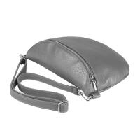 Made in Italy DAMEN SET Gürteltasche + Schultergurt LEDER Crossbody Hüfttasche Bauchtasche Umhängetasche Brusttasche CrossOver Bodybag Schultertasche Handy Geldtasche Tasche Navy M Gürtel