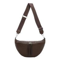 DAMEN TASCHE Crossbody Brusttasche Hüfttasche Schultertasche Umhängetasche Bauchtasche Gürteltasche Crossover Reisetasche Body Bag Kunstleder Schokobraun M