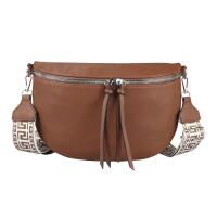 Damen Tasche Bodybag Gürteltasche Crossbody Brusttasche Umhängetasche Hüfttasche Crossover Bauchtasche Schultertasche Handytasche Kunstleder Braun