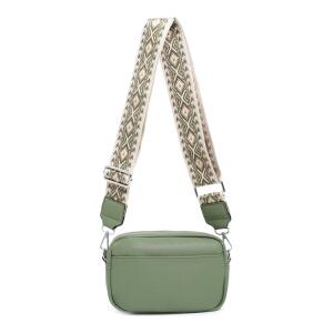 DAMEN TASCHE Gürteltasche Brusttasche Umhängetasche Schultertasche Bauchtasche Crossbody Bag Hüfttasche Handtasche Abendtasche Kunstelder Mint