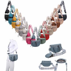 Damen Brusttasche Crossbody Tasche Umhängetasche Hüfttasche Cross-Over Bodybag Schultertasche Bauchtasche Handytasche Kunstleder Mint