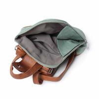 Damen Rucksack Schultertasche Umhängetasche BackPack Handtasche Crossover Crossbody Henkeltasche Reise Stadtrucksack Grau