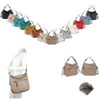 DAMEN TASCHE SHOPPER Hobo-Bag Schultertasche Umhängetasche Handtasche CrossOver Reisetasche Beuteltasche Leder Optik Türkis