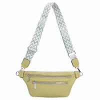 Damen Brusttasche Tasche Crossbody Gürteltasche Umhängetasche Hüfttasche Cross-Over Bodybag Pistazie