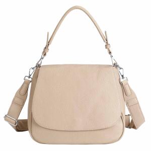 Damen Tasche Shopper Hobo Bag Schultertasche Cross Over body Bag Umhängetasche Beuteltasche Handtasche Henkeltasche Leder Optik Optik Rosa