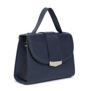 Damen kleine Handtasche Messenger Shopper Schultertasche Crossover Umhängetasche Bodybag Henkeltasche Crossbody Abendtasche Dunkelblau