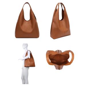 DAMEN TASCHE XXL SET 2in1 Shopper Hobo Bag Schultertasche Cross Over Body Bag Umhängetasche Beuteltasche Handtasche Leder Optik Rot V2
