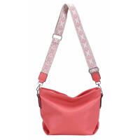 Damen Tasche Shopper Hobo Bags Crossbody Schultertasche Umhängetasche Handtasche Gürteltasche Crossover Kunst Leder Coral