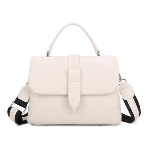 Damen Handtasche Crossbody Shopper Bodybag Schultertasche Crossover Umhängetasche Henkeltasche Messenger Abendtasche Beige