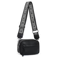 Damen Tasche Crossbody Hüfttasche Brusttasche Umhängetasche Bodybag Cross Over Schultertasche Handytasche Gürteltasche Handtasche Freizeit Reise Leder Optik