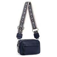Damen Tasche Crossbody Hüfttasche Brusttasche Umhängetasche Bodybag Cross Over Schultertasche Handytasche Gürteltasche Handtasche Freizeit Reise Leder Optik