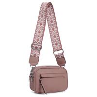 Damen Tasche Crossbody Hüfttasche Brusttasche Umhängetasche Bodybag Cross Over Schultertasche Handytasche Gürteltasche Handtasche Freizeit Reise Leder Optik