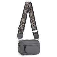 Damen Tasche Crossbody Hüfttasche Brusttasche Umhängetasche Bodybag Cross Over Schultertasche Handytasche Gürteltasche Handtasche Freizeit Reise Leder Optik