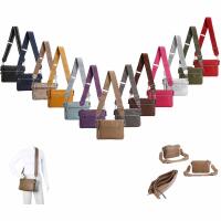 DAMEN TASCHE BodyBag Crossover Brusttasche Schultertasche Crossbody Brieftasche Smartphone Geldtasche Umhängetasche Messenger Handtasche Clutch Olivgrün