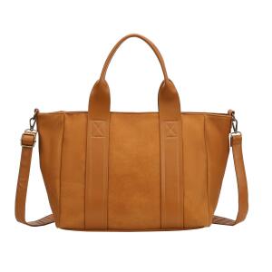 DAMEN TASCHE Shopper Handtasche Business Tote Bag Schultertasche Aktentasche Umhängetasche Crossover Tote Bag Freizeittasche Leder Optik