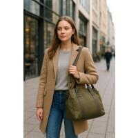 DAMEN TASCHE Shopper Handtasche Business Tote Bag Schultertasche Aktentasche Umhängetasche Crossover Tote Bag Freizeittasche Leder Optik