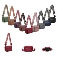 Damen Tasche Umhängetasche Brusttasche Cross Over body Bag Gürteltasche Schultertasche Bauchtasche Hüfttasche Abend Freizeit Reise Leder Optik Grau