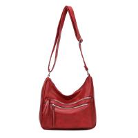 DAMEN TASCHE SHOPPER Schultertasche Umhängetasche Crossbody Hobo Bag Henkeltasche Beuteltasche CrossOver Handtasche City Bag Reise  Leder Optik