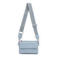 Damen Tasche Crossbody Umhängetasche Bodybag Schultertasche Metallic Handytasche Crossover Geldbörse Brusttasche Handtasche Brieftasche Abend Jeansblau