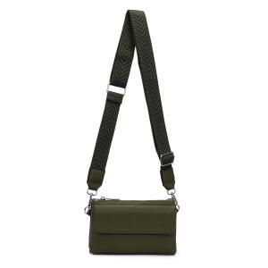 Damen Tasche Crossbody Umhängetasche Bodybag Schultertasche Metallic Handytasche Crossover Geldbörse Brusttasche Handtasche Brieftasche Abend  Olivgrün