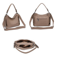 Damen Tasche Shopper Handtasche Hobo Bag Schultertasche Cross Over Umhängetasche Beuteltasche Henkeltasche Leder Optik Mint