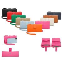 DAMEN GELDBÖRSE Brieftasche Wallet Geldtasche Portemonnaie Kreditkartenetu Portafoglio Kartenetui Geldbeutel Cognac 19x10x4