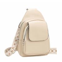 Unisex Crossbody Bodybag Sling Tasche Rucksack Crossover Schultertasche Brusttasche Umhängetasche Bag damen herren Apricot