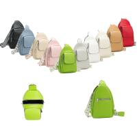 Unisex Crossbody Bodybag Sling Tasche Rucksack Crossover Schultertasche Brusttasche Umhängetasche Bag damen herren Apricot