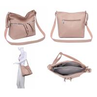 DAMEN TASCHE Schultertasche Umhängetasche Crossbody Shopper Henkeltasche CrossOver CrossBag Damentasche Reisetasche Beuteltasche City Bag Leder Optik Gelb