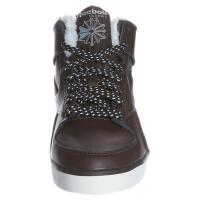 Reebok HAZELBORO M Braun Classic High-Top Leder Damen High Sneaker Winter Schuhe warm gefüttert