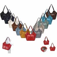 DAMEN XXL Tasche Schultertasche Shopper Businesstasche Umhängetasche Workbag Henkeltasche Reisetasche FLECHTOPTIK Henkel Leder Optik Helltaupe
